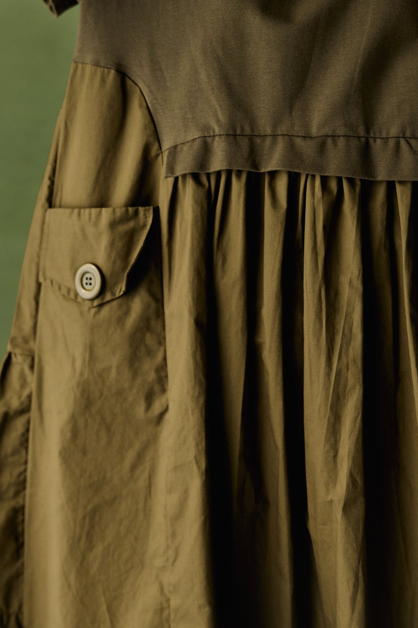 Solid Cotton Dress