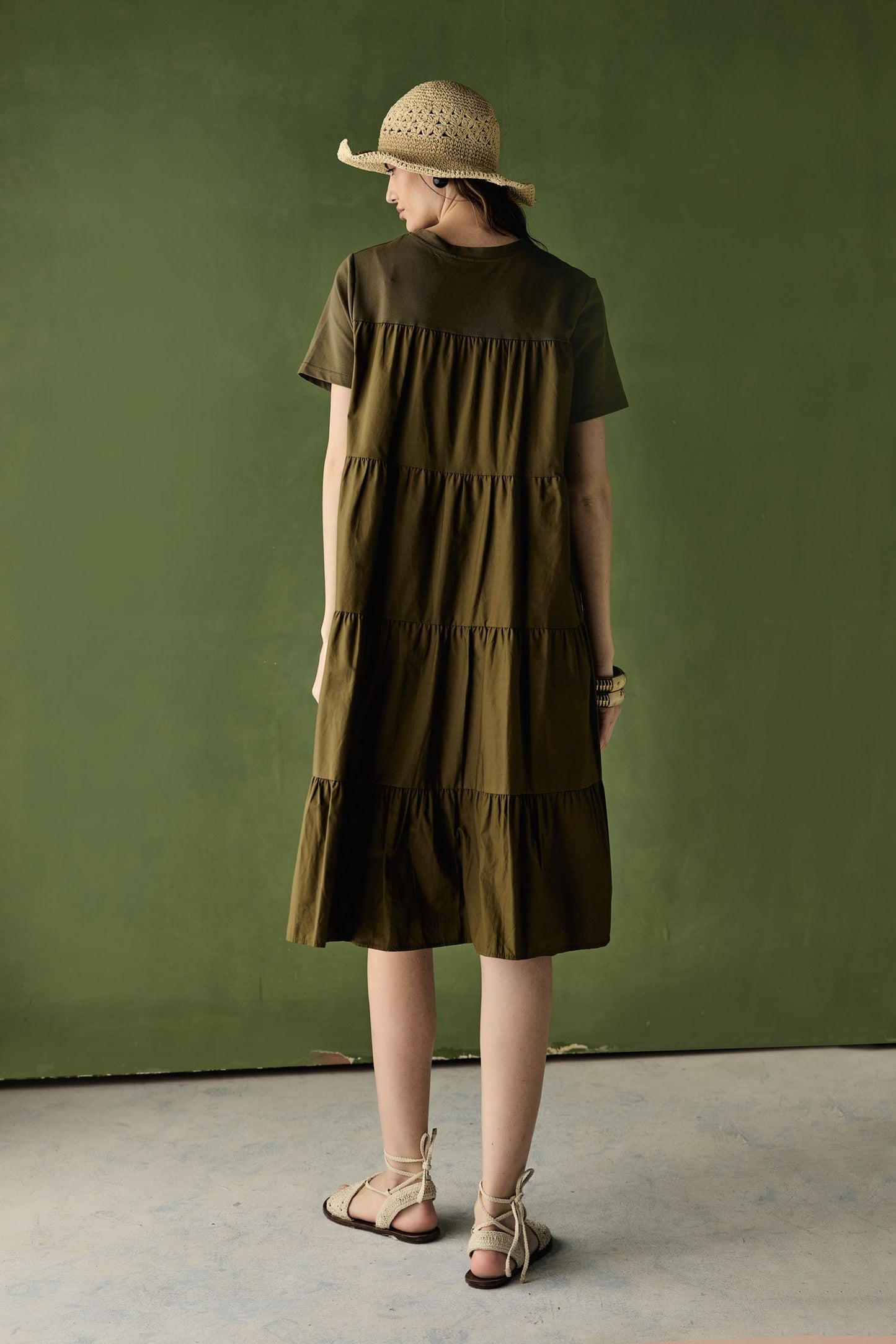 Solid Cotton Dress