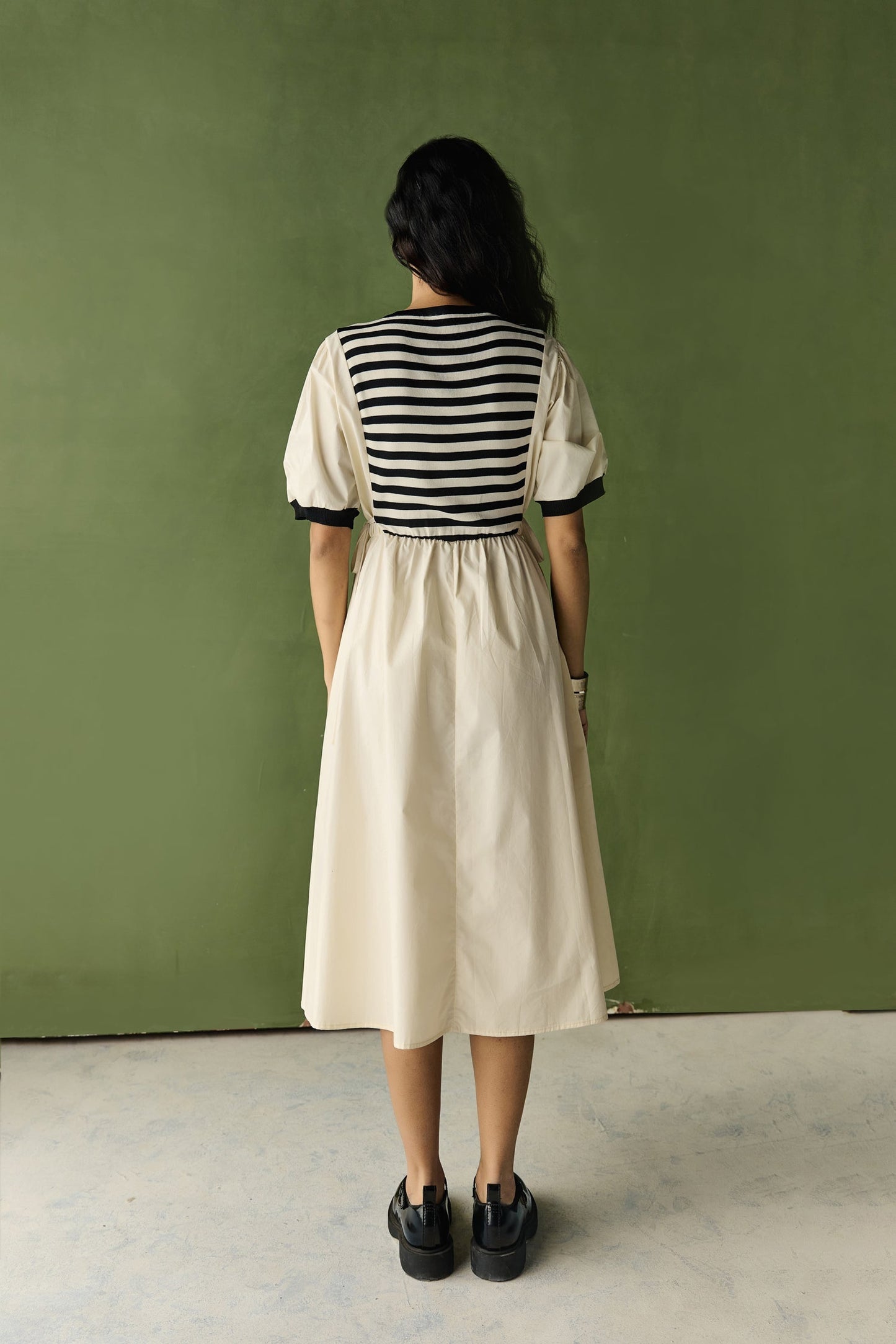 Stripe French Dress