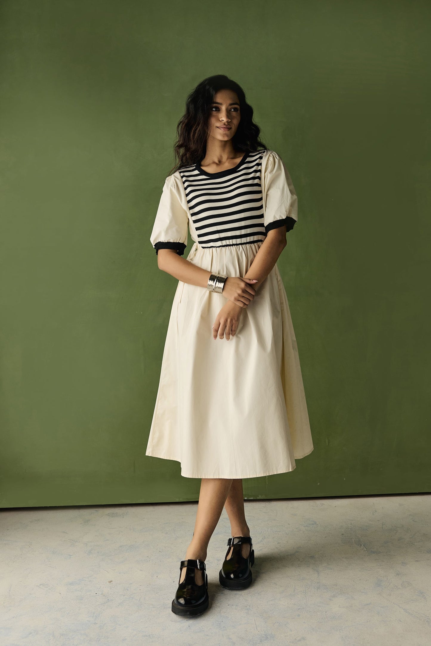 Stripe French Dress