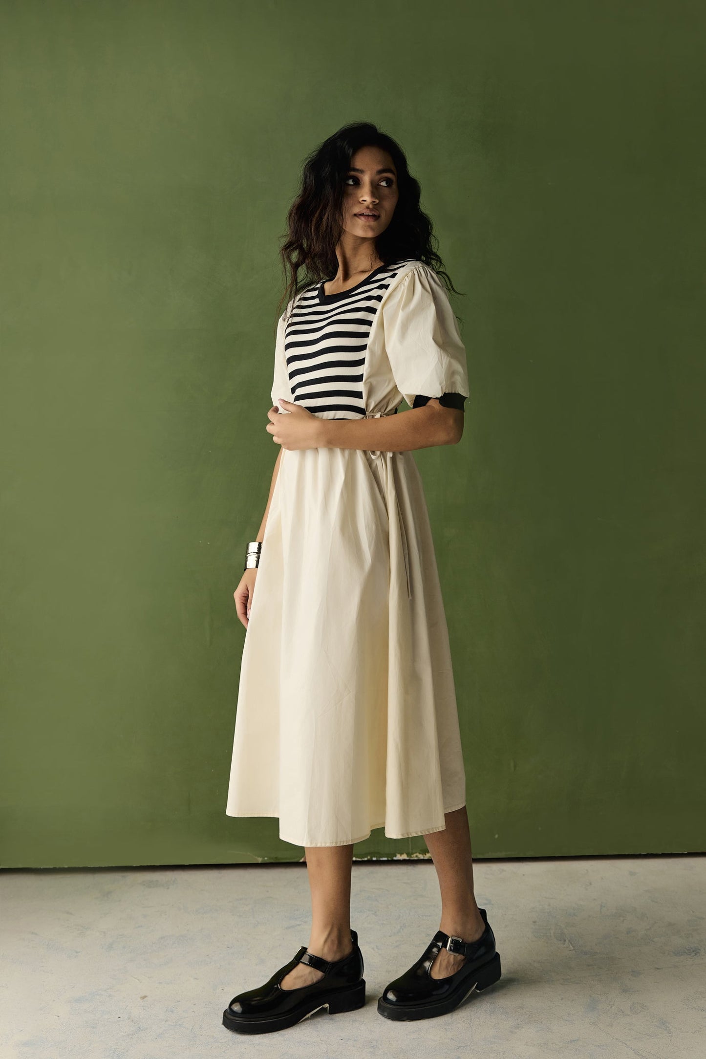 Stripe French Dress