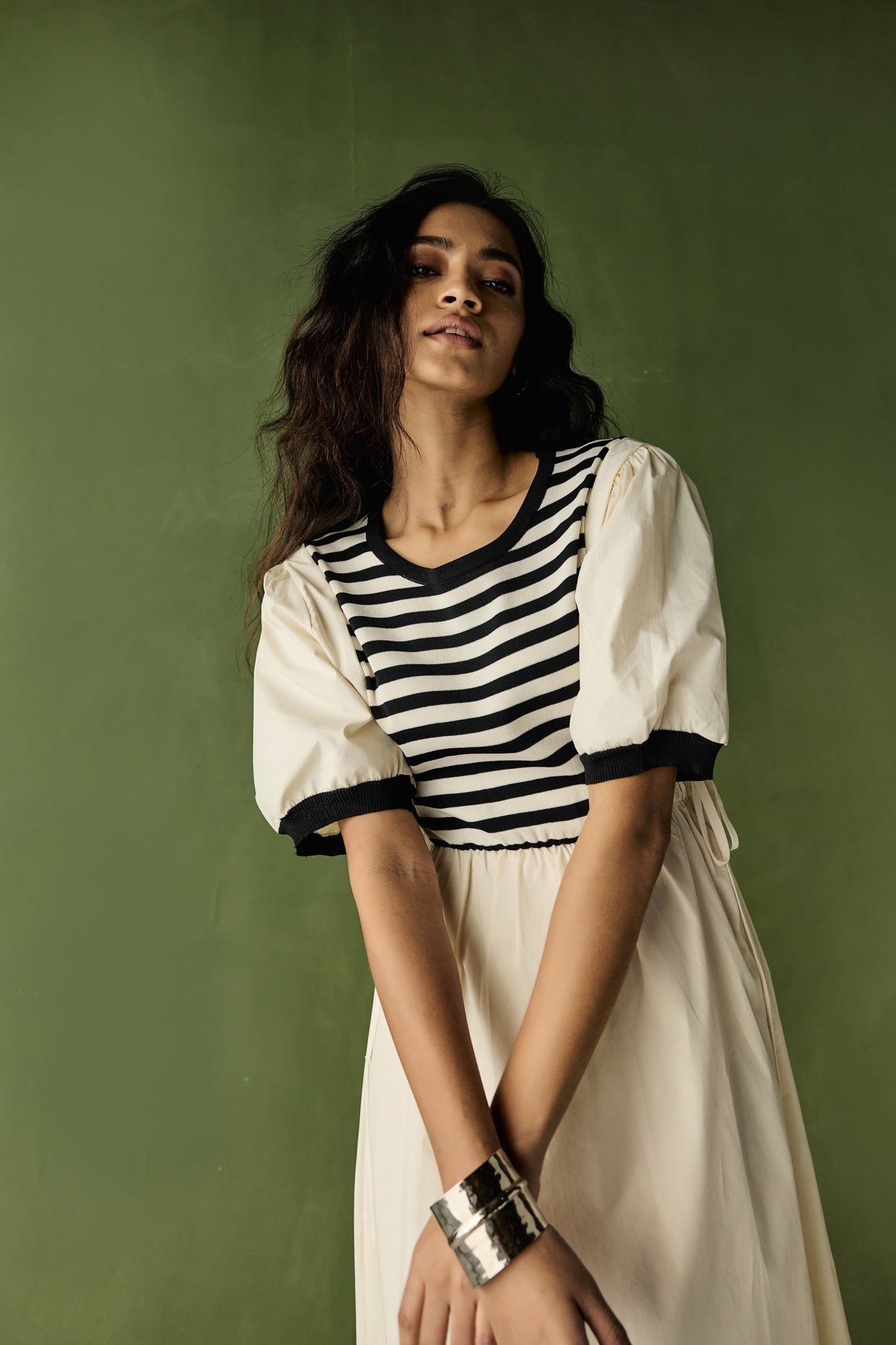 Stripe French Dress