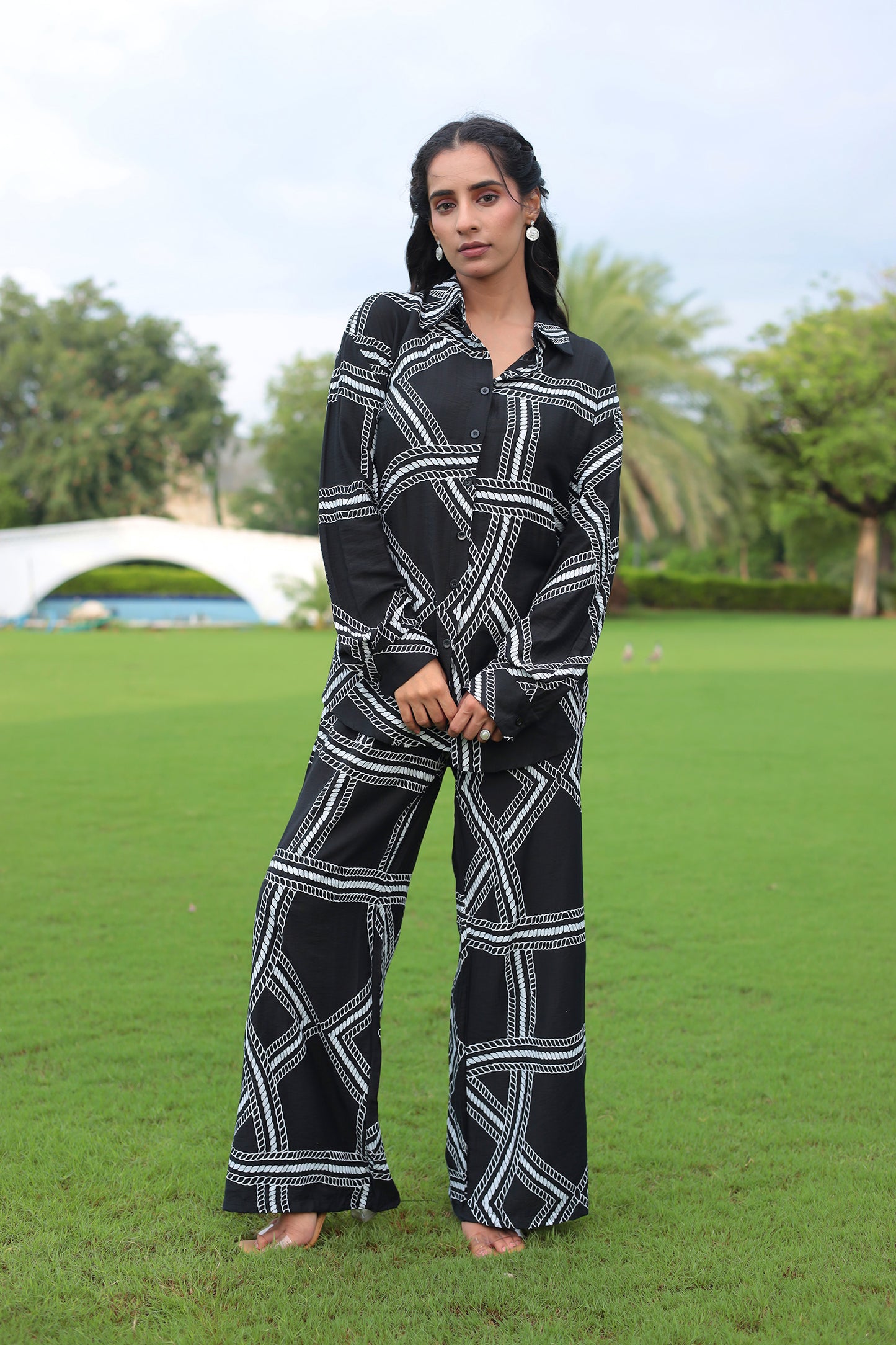 Party Wear Printed Co ords set