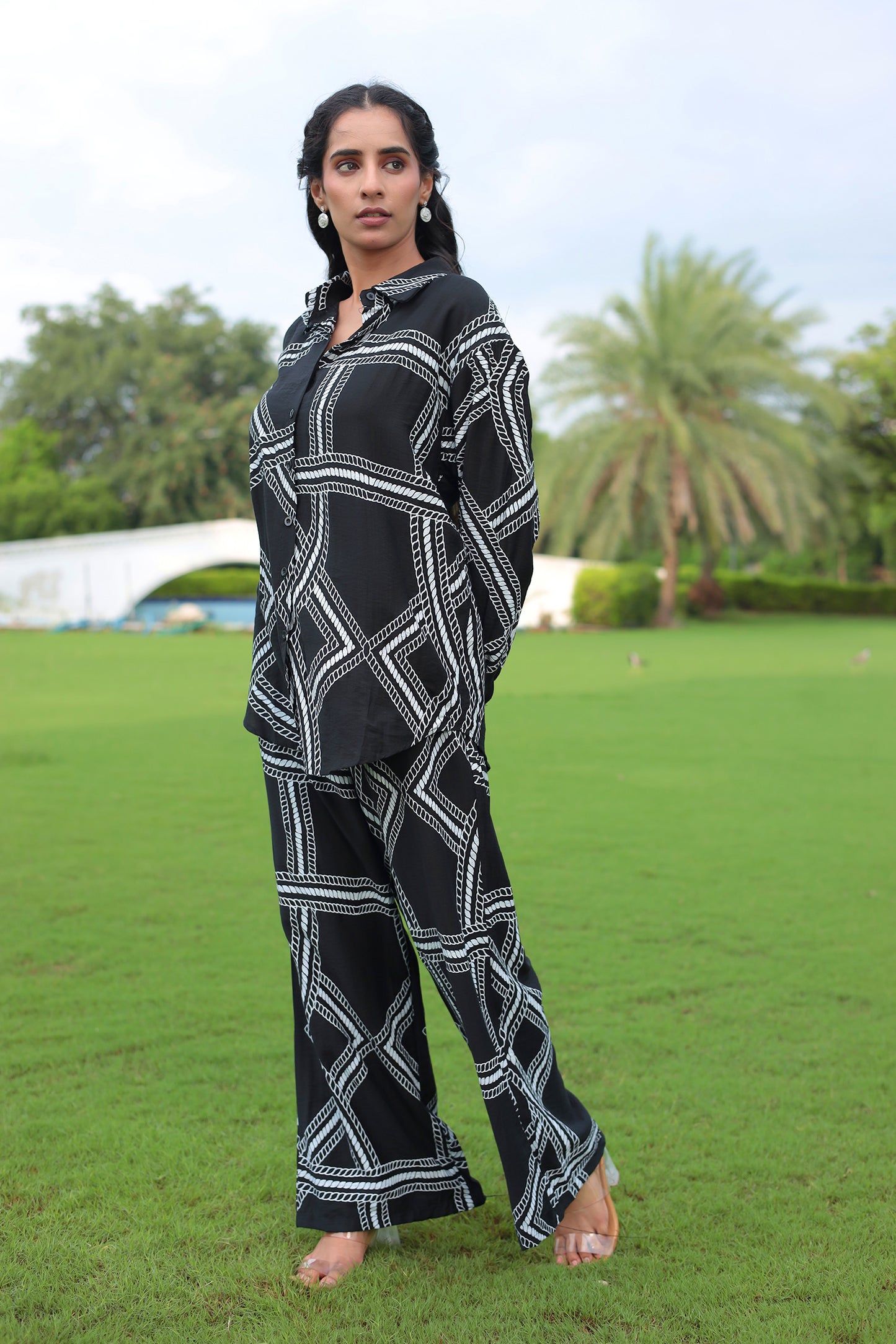Party Wear Printed Co ords set