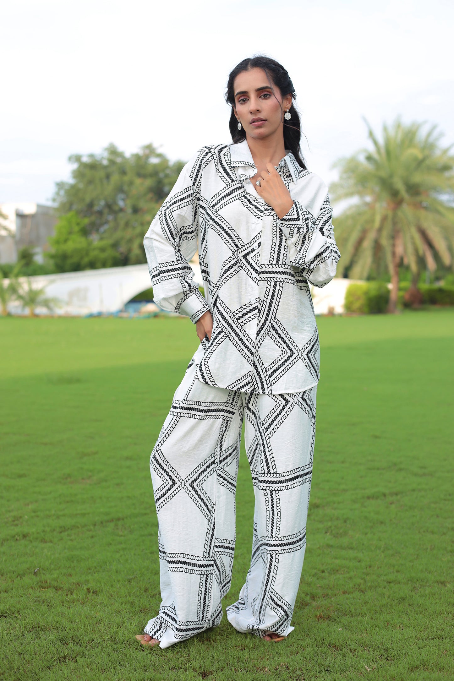 Printed Casual Co Ords Set
