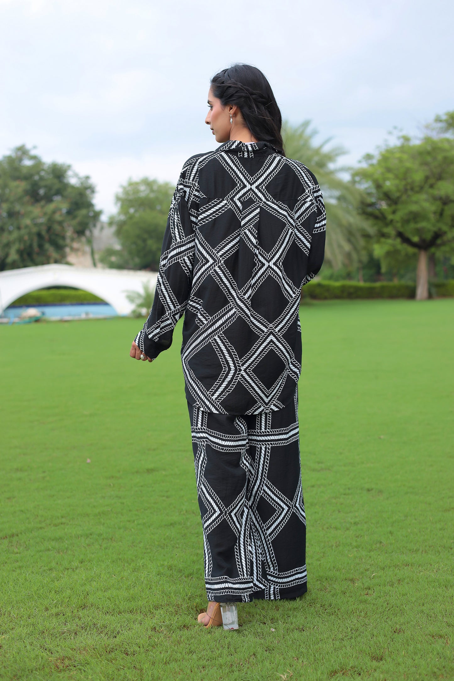 Party Wear Printed Co ords set